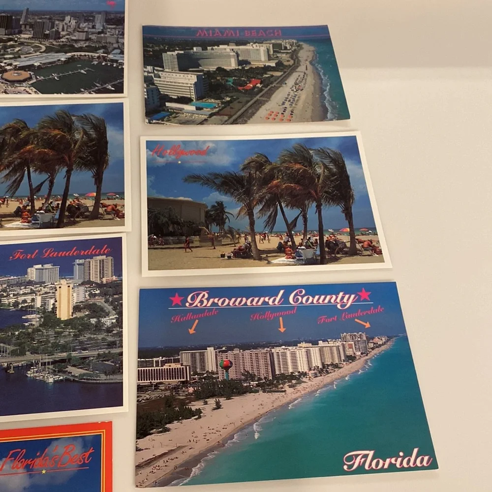 Vintage 90’s Florida Phil Mattes Post Card Shoppe POST CARDS set of 11 New